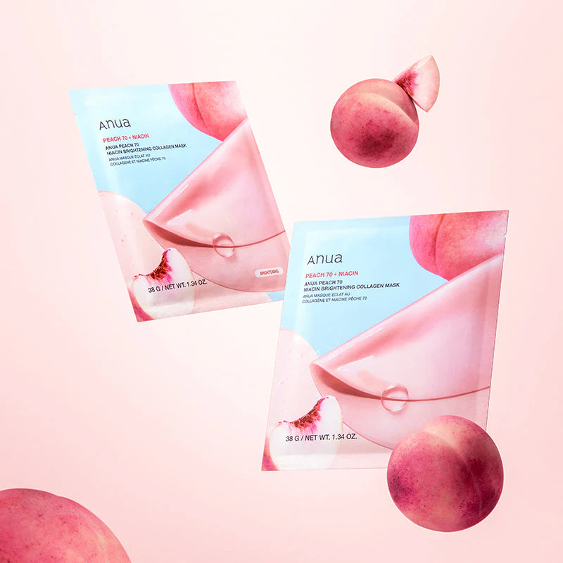 Peach 70+ Niacin Brightening Collagen Mask - Image 7