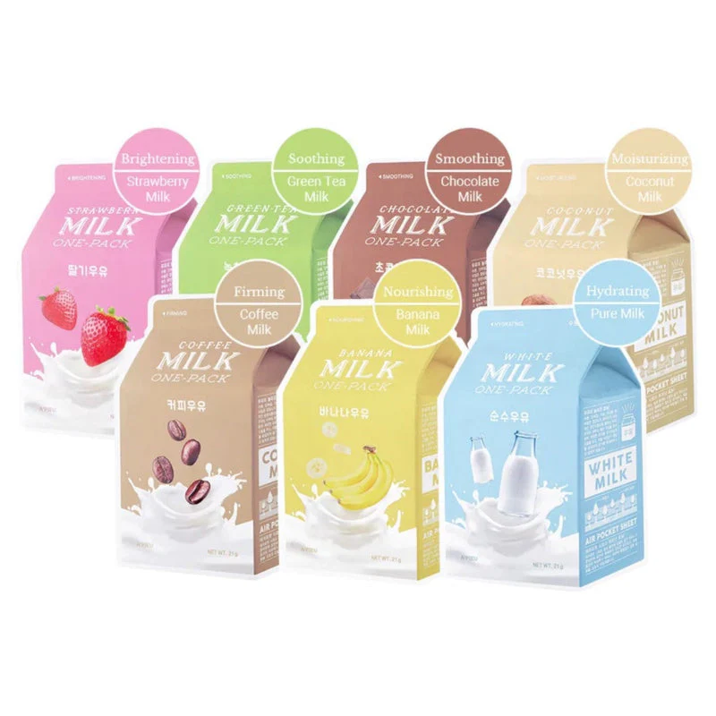 Milk One-Pack Facemask #Chocolate Milk - Image 4