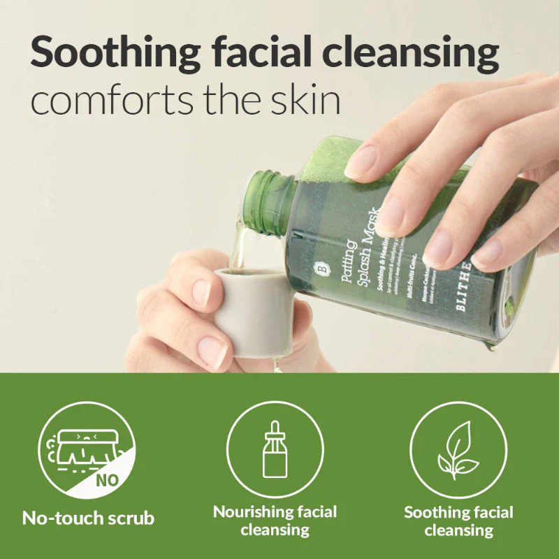 Patting Splash Mask Soothing & Healing Green tea - Image 6