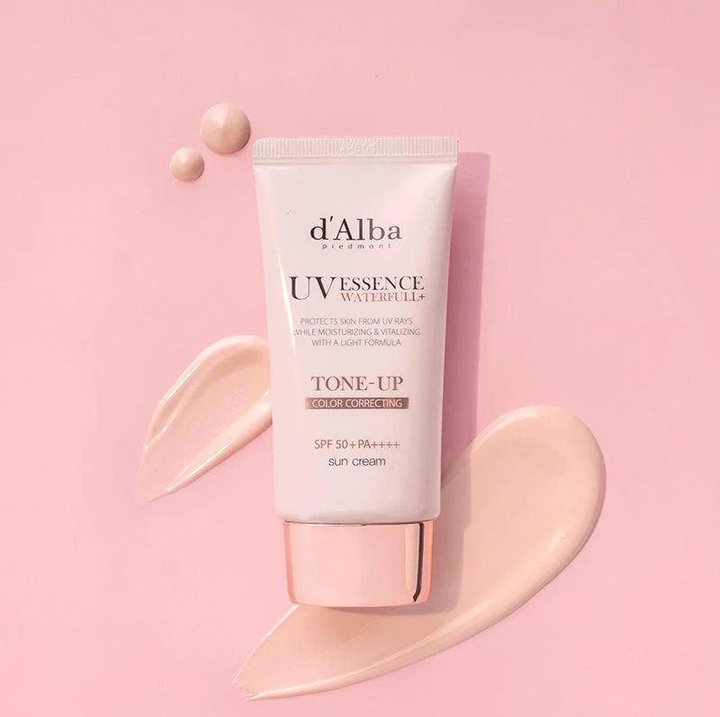 Waterfall Tone-Up Sun Cream (Pink) - Image 4
