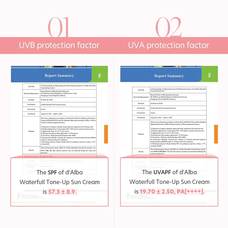 Waterfall Tone-Up Sun Cream (Pink) - Image 9