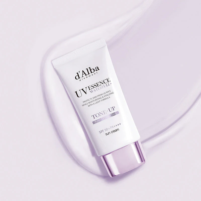 Waterfall Tone-Up Sun Cream (Purple) - Image 3
