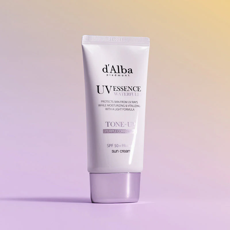 Waterfall Tone-Up Sun Cream (Purple) - Image 5