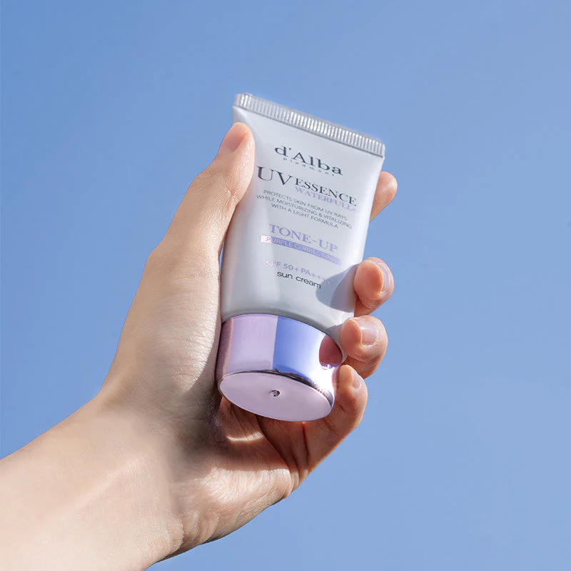 Waterfall Tone-Up Sun Cream (Purple) - Image 8