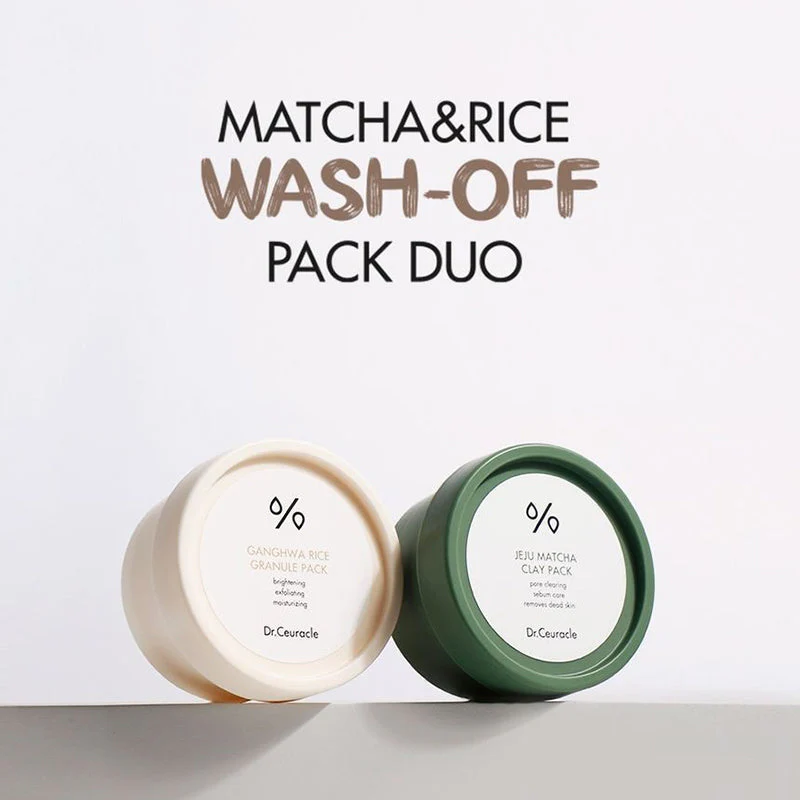 Matcha & Rice Wash-Off Pack Duo - Image 4
