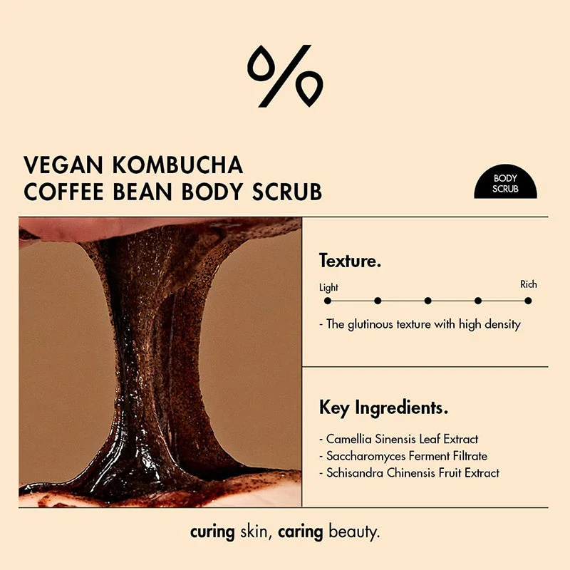Vegan Kombucha Coffee Bean Body Scrub - Image 7