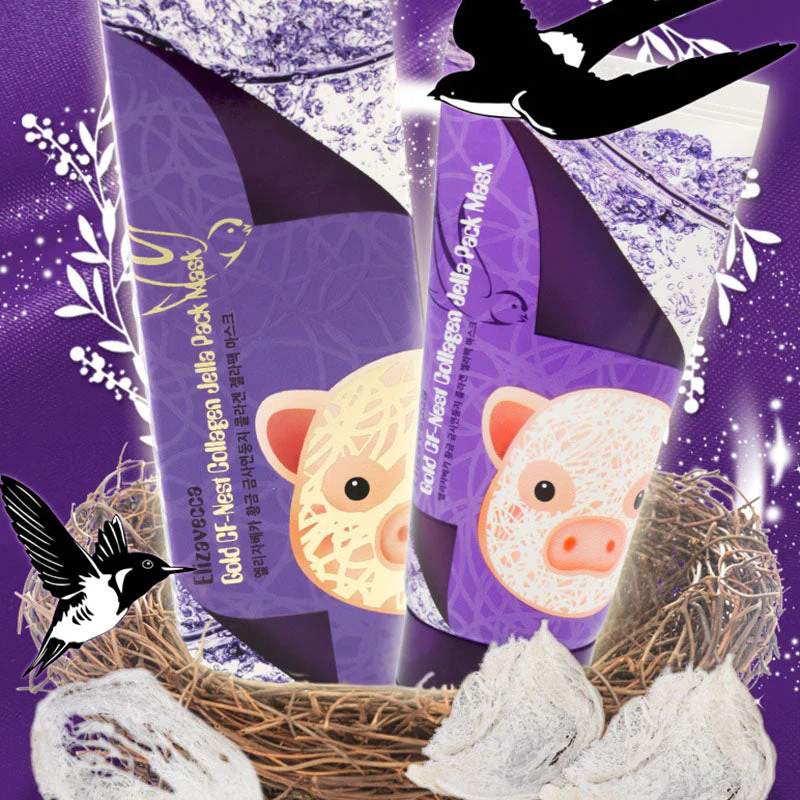 Gold CF-Nest Collagen Jella Pack Mask - Image 4