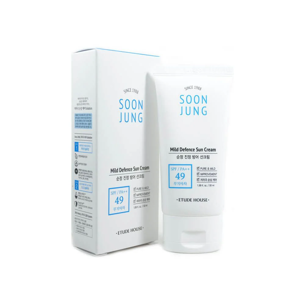 Soon Jung Mild Defence Sun Cream SPF49 - Image 2