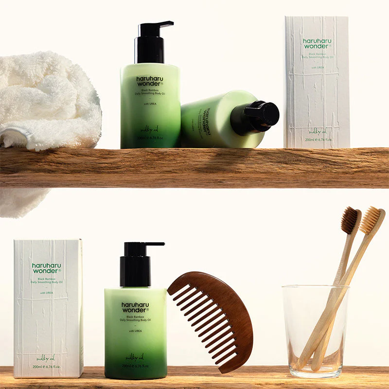 Black Bamboo Daily Smoothing Body Oil - Image 9