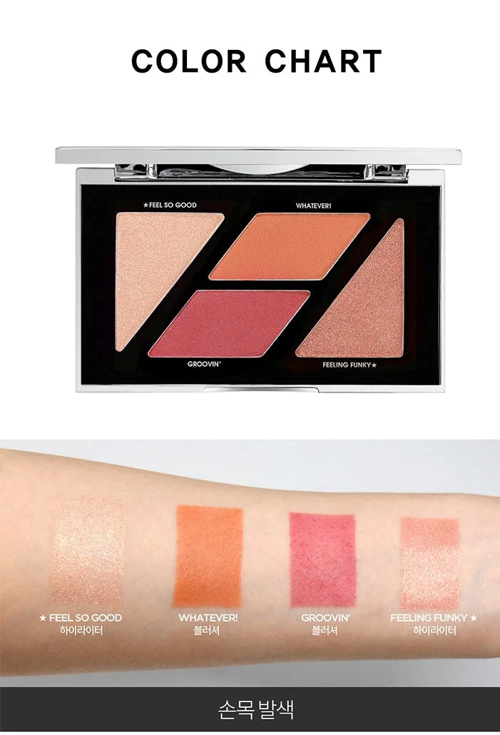 Chunky Funky So Funk Multi Blusher Palette Feel So Good - Image 4