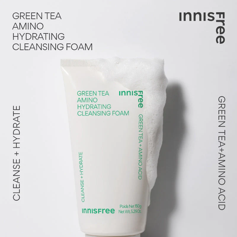 Green Tea Amino Hydrating Cleansing Foam - Image 6
