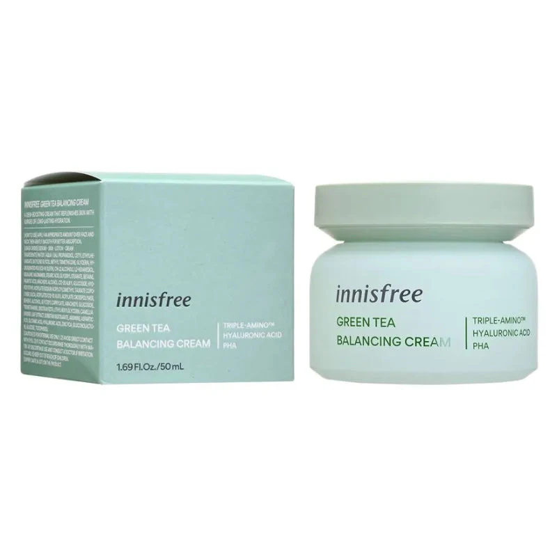 Innisfree Green Tea Balancing Cream - Image 2