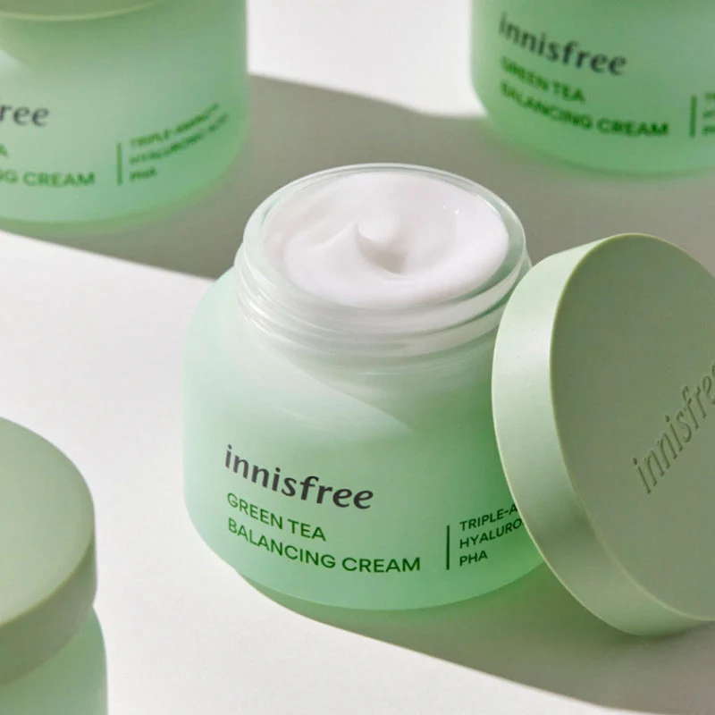 Innisfree Green Tea Balancing Cream - Image 5