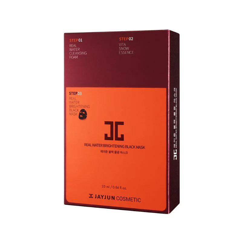 Real Water Brightening Black Mask Sheet - Image 2