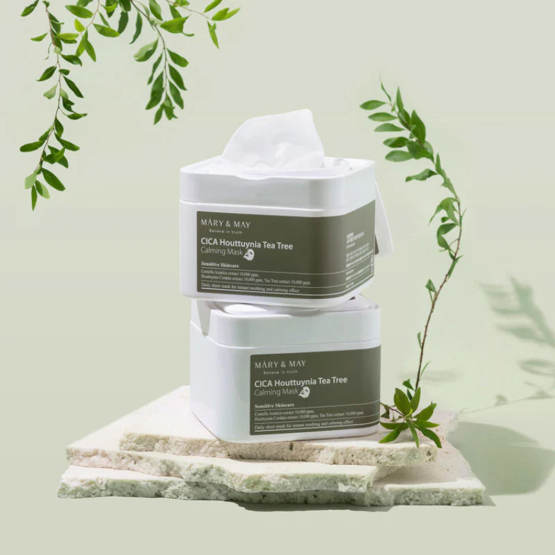 CICA Houttuynia Tea Tree Calming Mask - Image 2