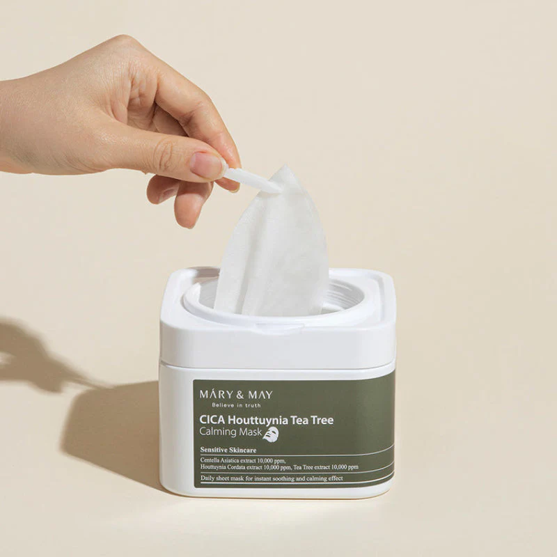 CICA Houttuynia Tea Tree Calming Mask - Image 4