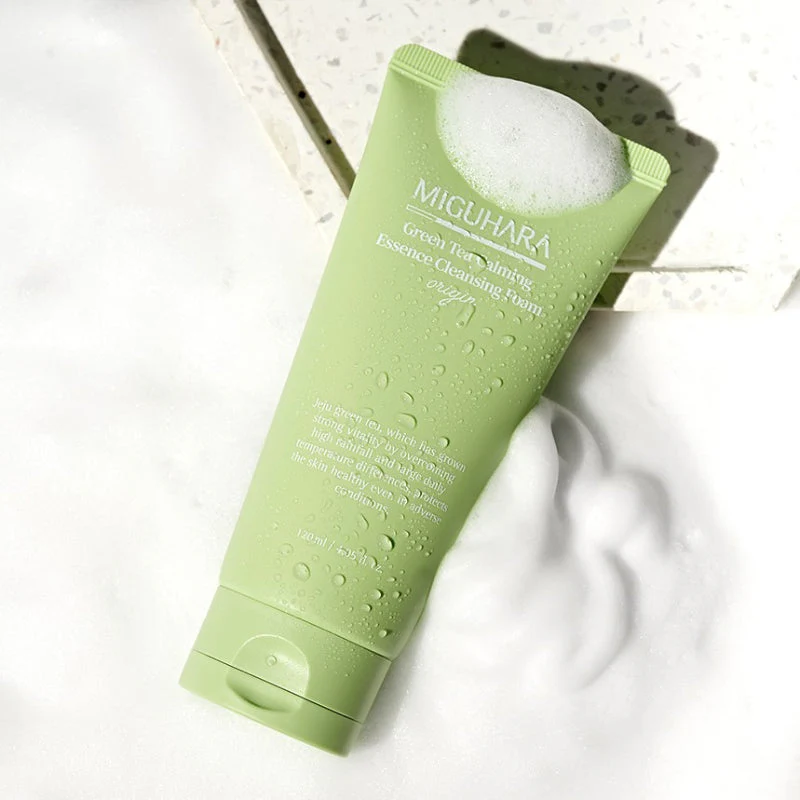 Green Tea Calming Essence Cleansing Foam Origin - Image 6