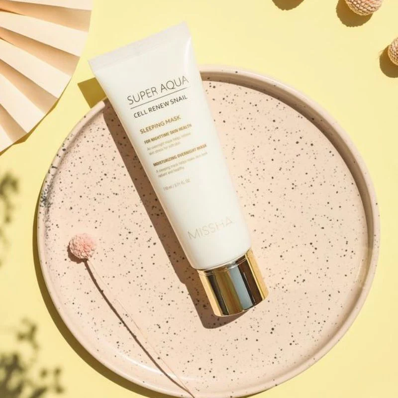 Super Aqua Cell Re Snail Sleeping Mask - Image 4