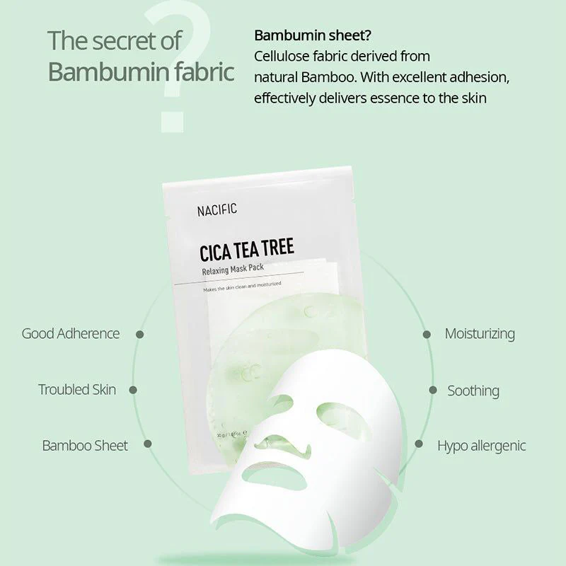 Cica Tea Tree Relaxing Mask - Image 8