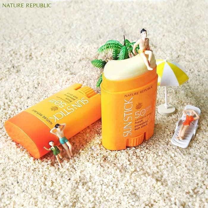California Aloe fresh powdery sun stick SPF50+ PA++++ - Image 5