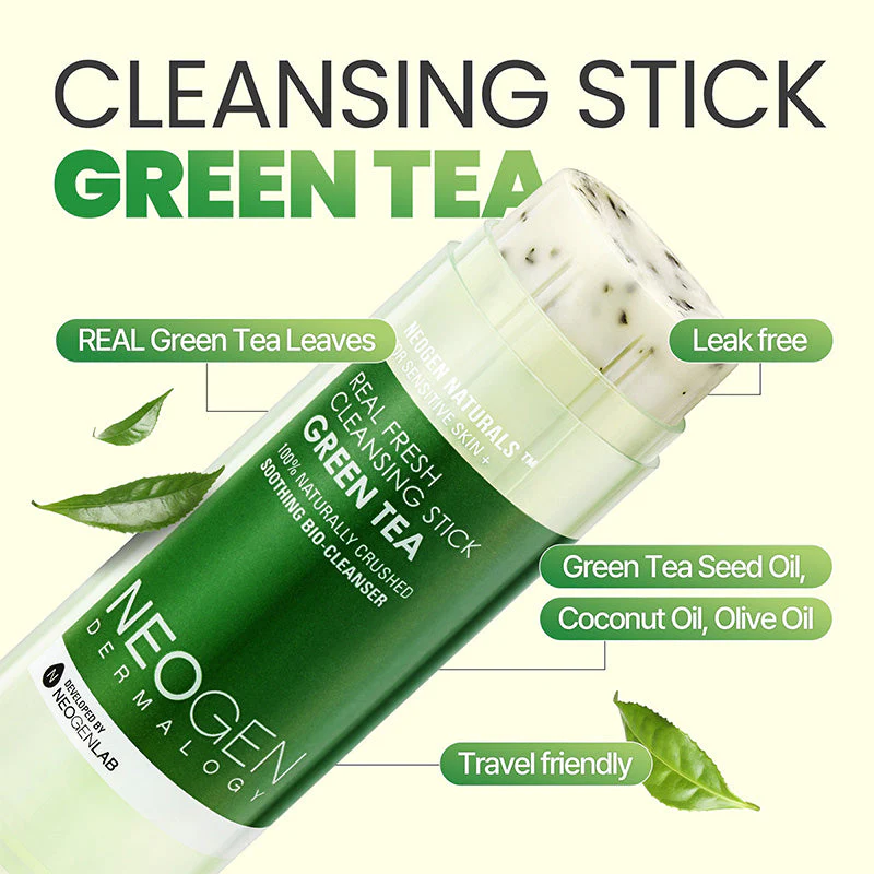 Dermalogy Real Fresh Cleansing Stick Green Tea (Expiring 18/7/2026) - Image 3
