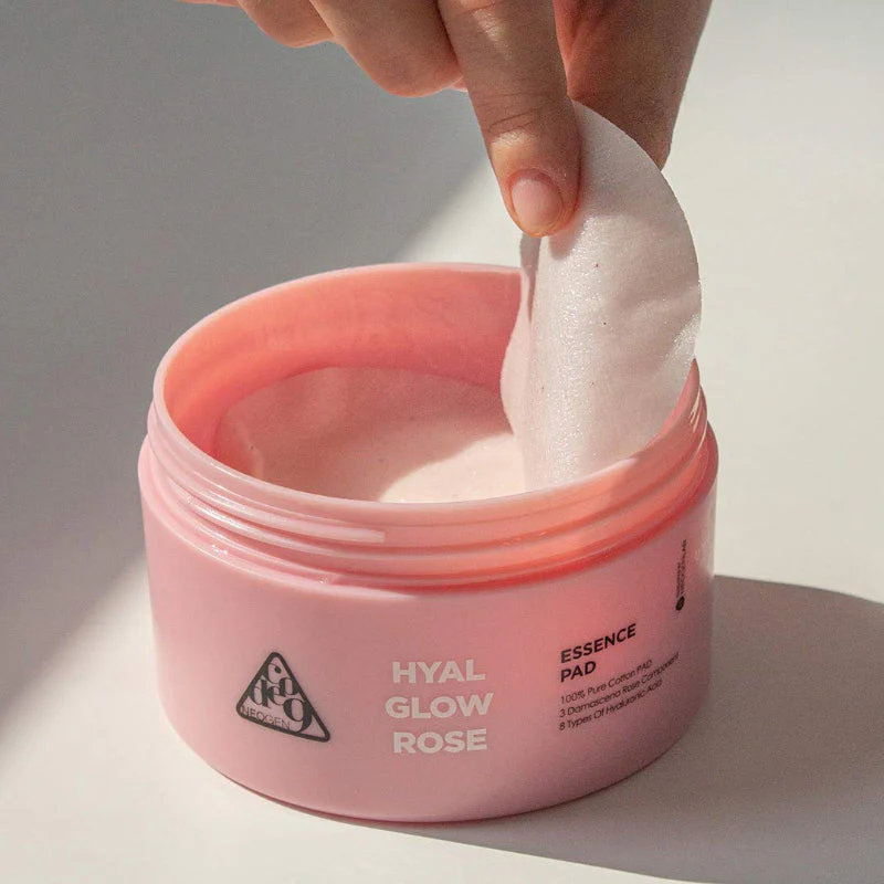 CODE9 Hyal Glow Rose Essence Pad - Image 3