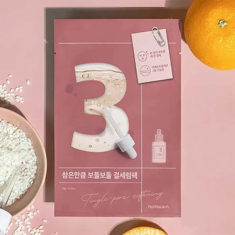 No.3 Tingle-Pore Softening Sheet Mask - Image 4