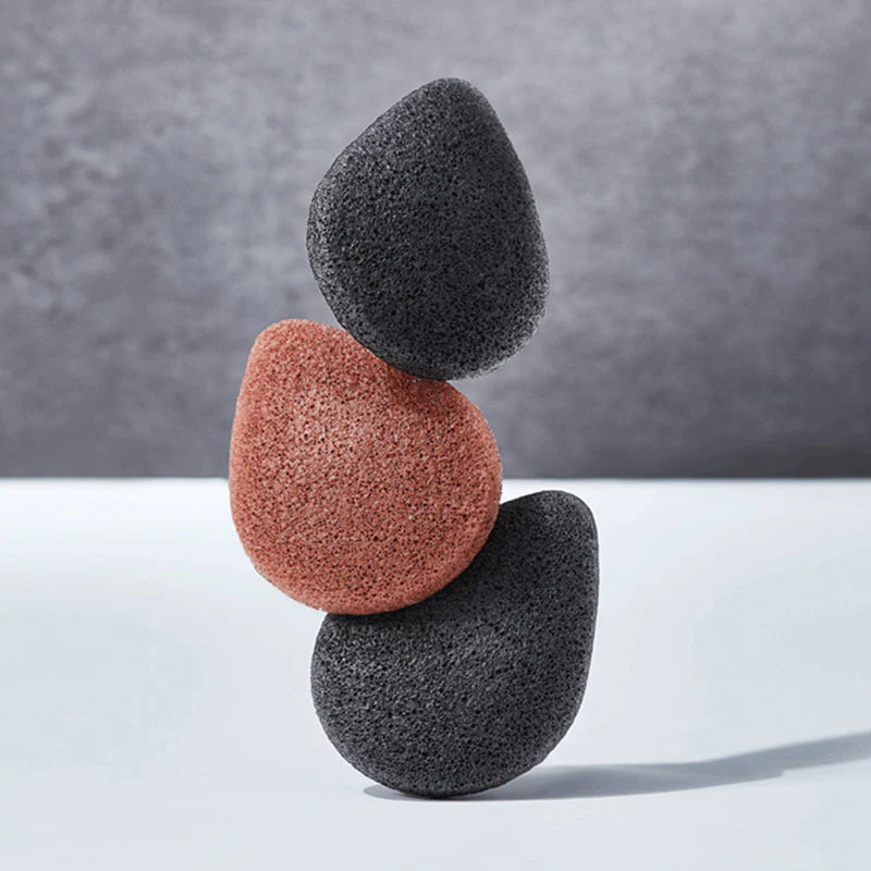 Jeju Volcanic Scoria Konjac Sponge - Image 3