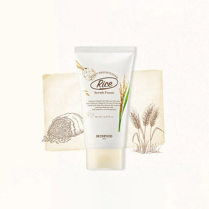 Rice Daily Brightening Scrub Foam - Image 4
