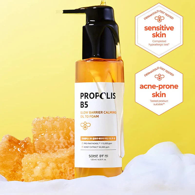 Propolis B5 Glow Barrier Calming Oil To Foam - Image 7
