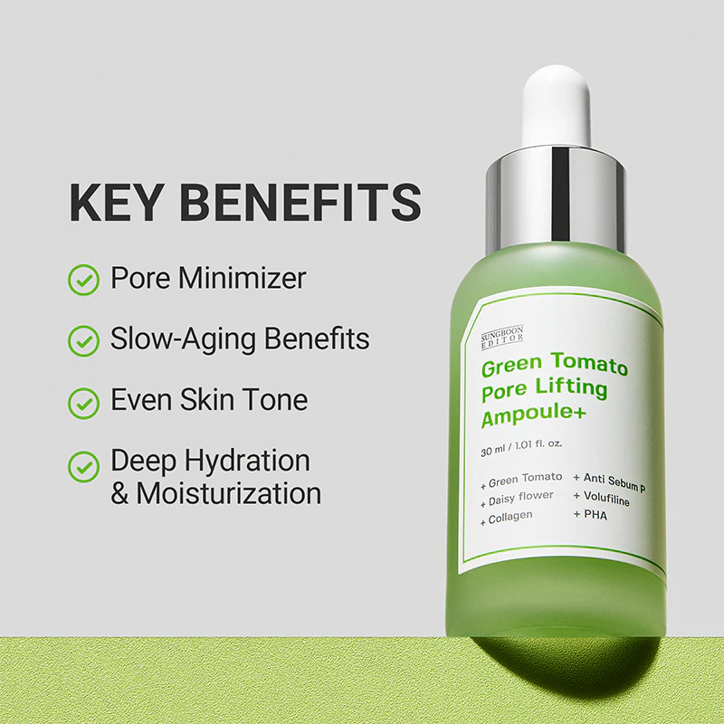 Green Tomato Pore Lifting Ampoule+ - Image 4